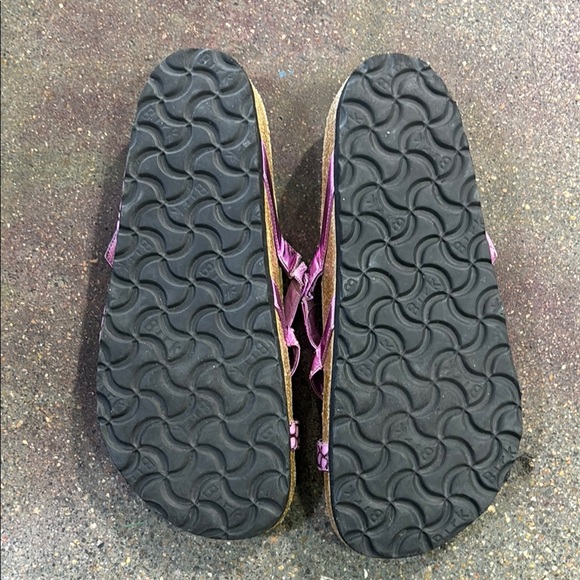 Birkenstock Tatami Purple Strappy Sandals - Picture 2 of 5
